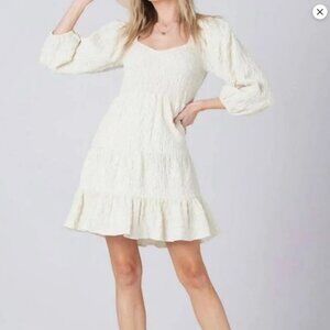Saltwater Luxe Long Sleeve Rumy Mini Dress Small